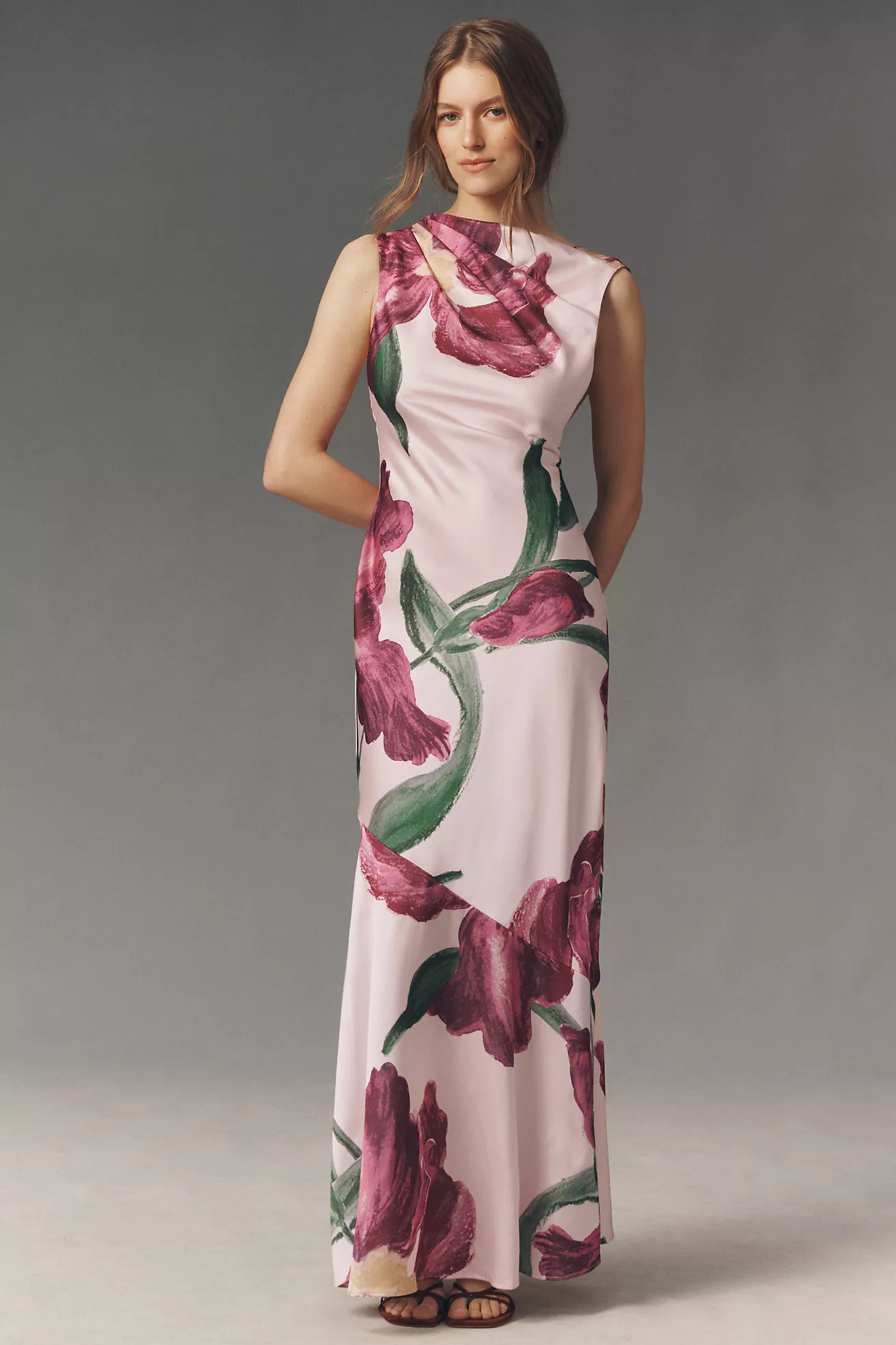 Significant Other Lana Printed Back-Tie Maxi Dress | Anthropologie (US)