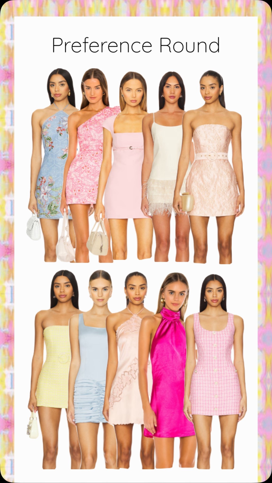 Pref inspo - colorful dresses!🌈 #rush #sorority #sororityrecruitment 

#LTKStyleTip #LTKSummerEdit