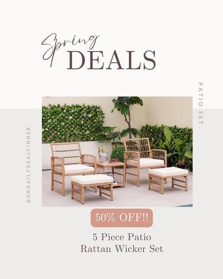 Patio Set 50% OFF!!

I’m thinking the 5pc but which is your favorite?!

You can follow me on IG @urdailydealfinder for Daily Deals & Amazon Finds💕

#LTKhome #LTKsalealert #LTKSpringSale