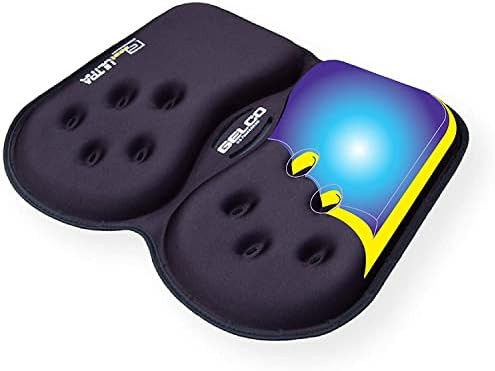 GSeat Ultra Orthopedic Gel and Foam Seat Cushion (Black) – for Coccyx, Back, Tailbone, Prostate... | Amazon (US)