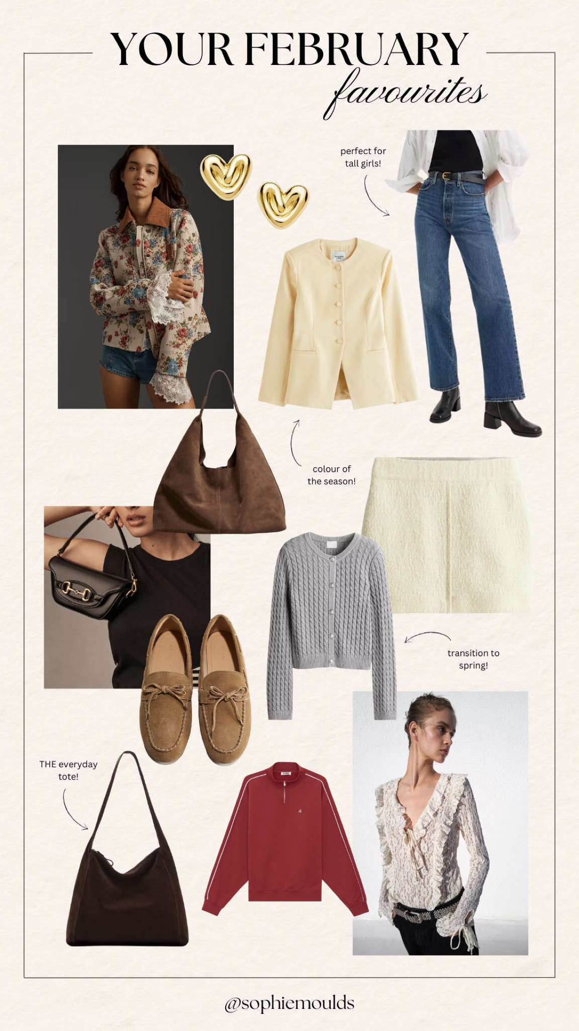 You February favourites 🫶🏼 

butter yellow spring favourites chunky knit cardigans suede bag boat shoes floral pattern 

#LTKspring #LTKFashionMonth #LTKstyletip