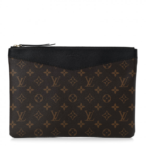 LOUIS VUITTON Monogram Daily Pouch Black | Fashionphile
