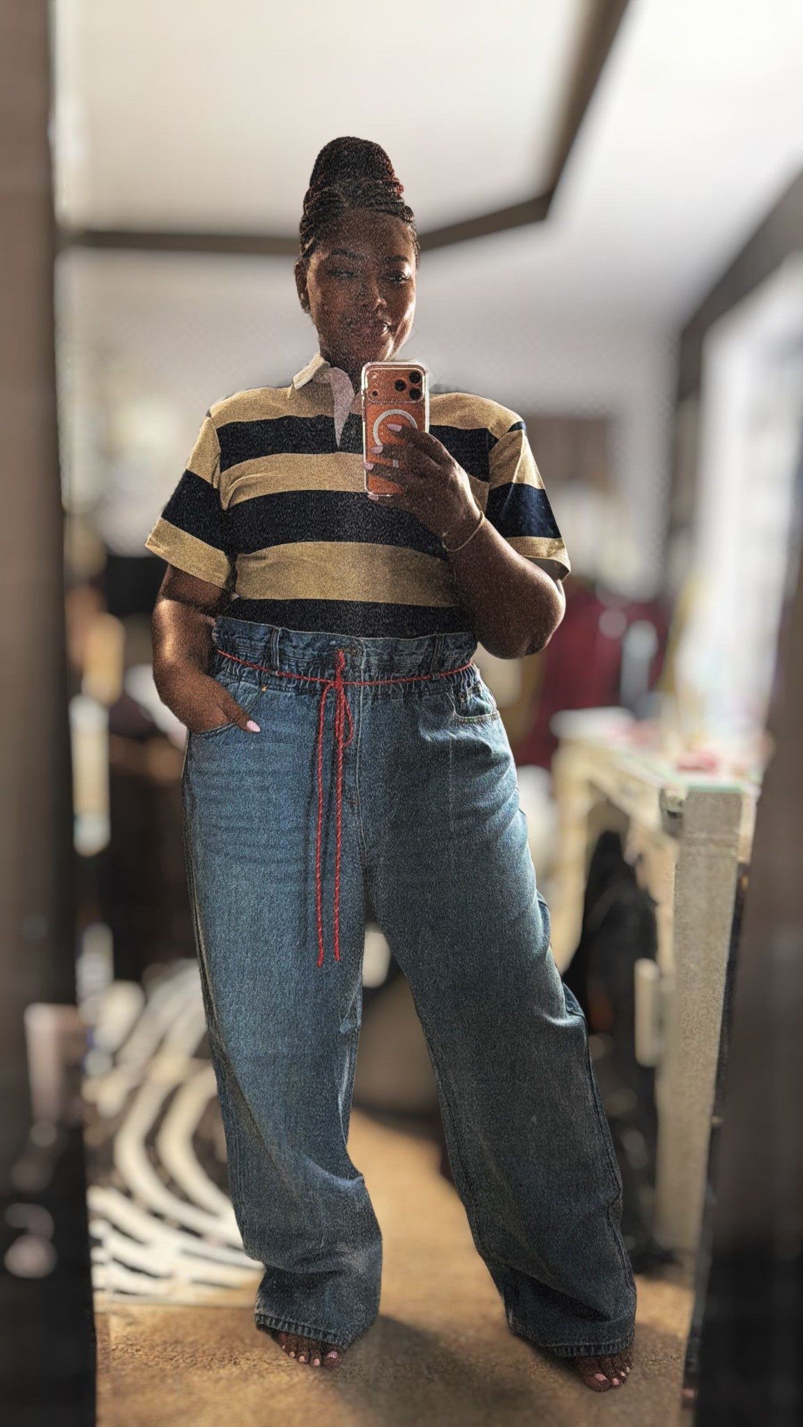 New KBB. Let’s just say I’m a huge fan. Innovative cuts and designs. The jeans are SO GOOD. I sized up in the jeans for a baggier fit. 