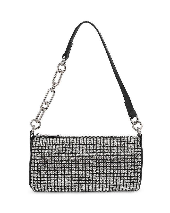 AQUA Small Crystal Shoulder Bag - 100% Exclusive Handbags - Bloomingdale's | Bloomingdale's (US)