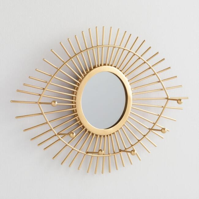 Gold Seeing Eye Wall Jewelry Holder | World Market