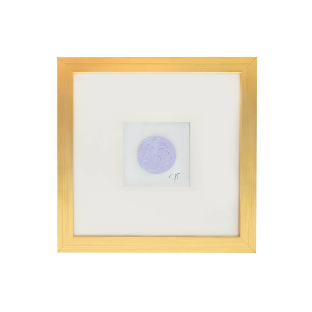 Black Jack Intaglio - lavender - 6 circle (pre-order) | Jenn Thatcher Art