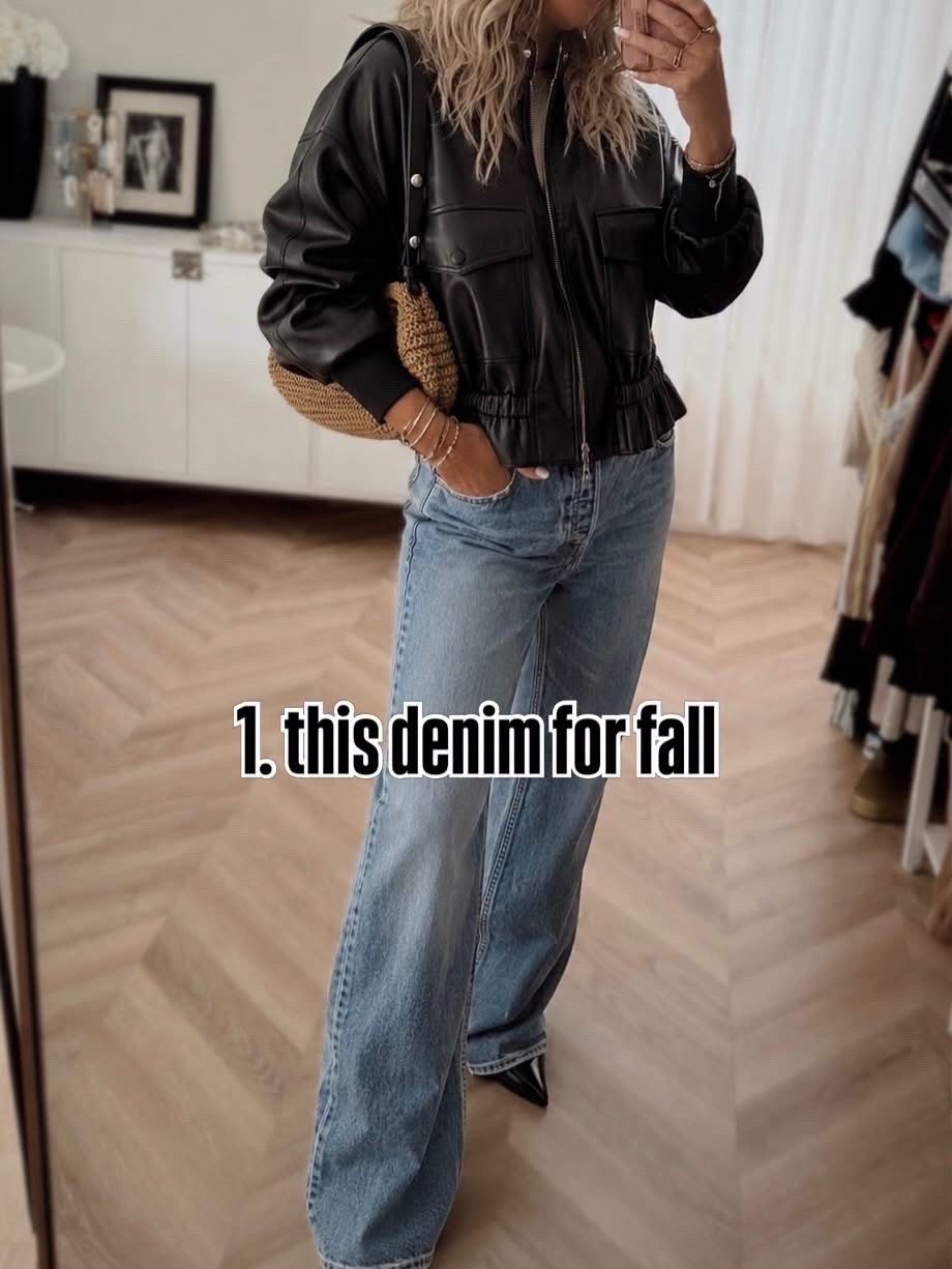 Fall style- these jeans are trending BIG! Size up for baggier fit! TTS for more fitted look. More washes too! Love them! Jacket & boots are on sale too! ✨💯

Fall style. Jeans. Denim. Sale. Leather. Baggy jeans. Boots

#LTKootd #LTKOver40 #LTKSaleAlert