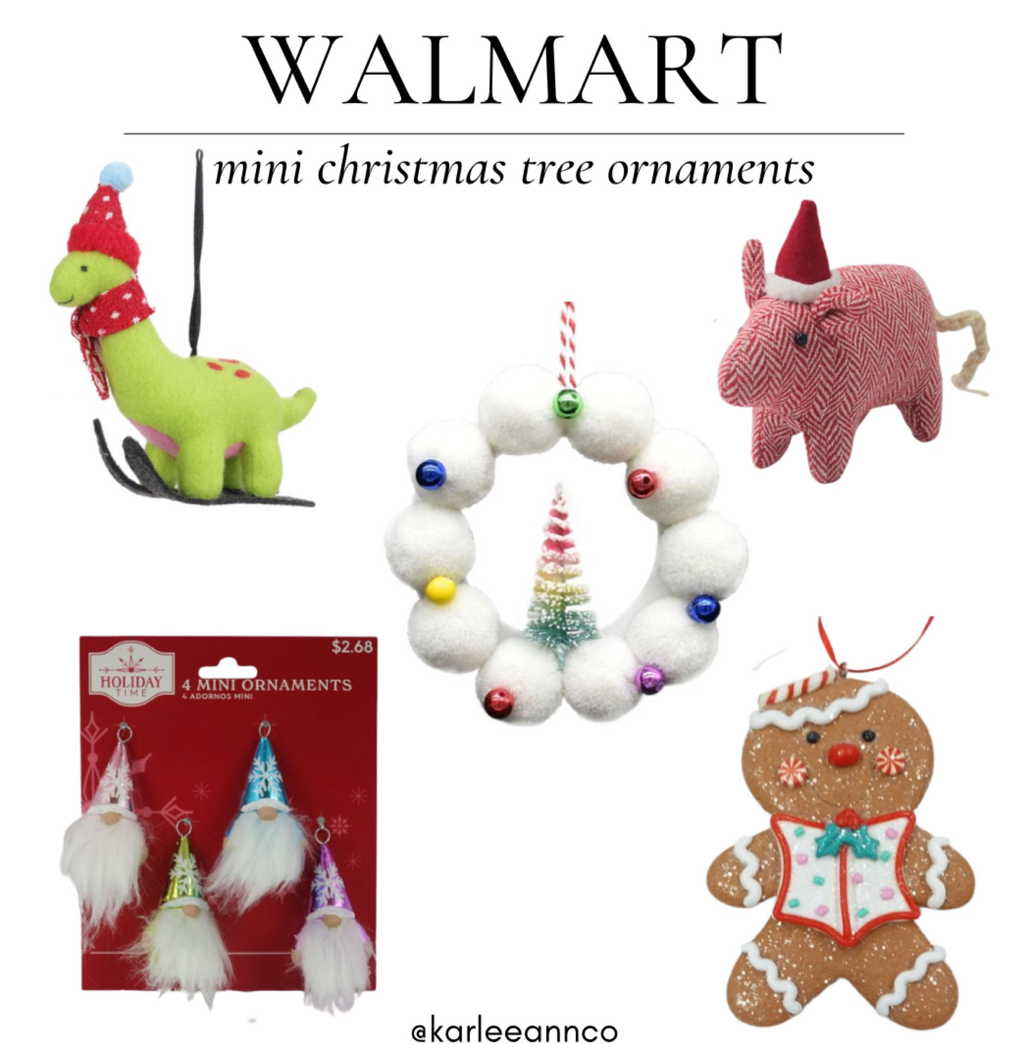 Christmas tree ornaments for the mini tree! 


#LTKhome #LTKHoliday #LTKkids