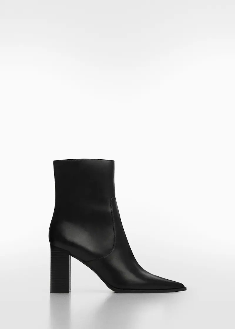 Pointed heel ankle boot | MANGO (US)