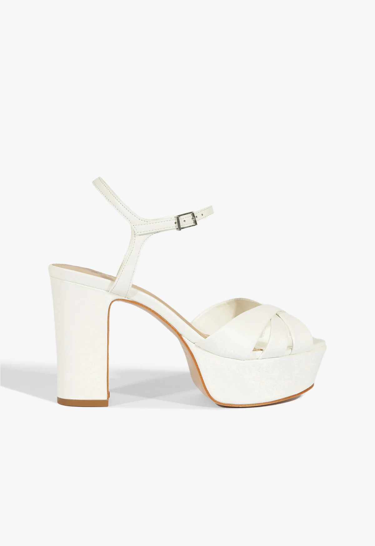 Keefa Platform Sandal | White Leather - SCHUTZ | Schutz (US)
