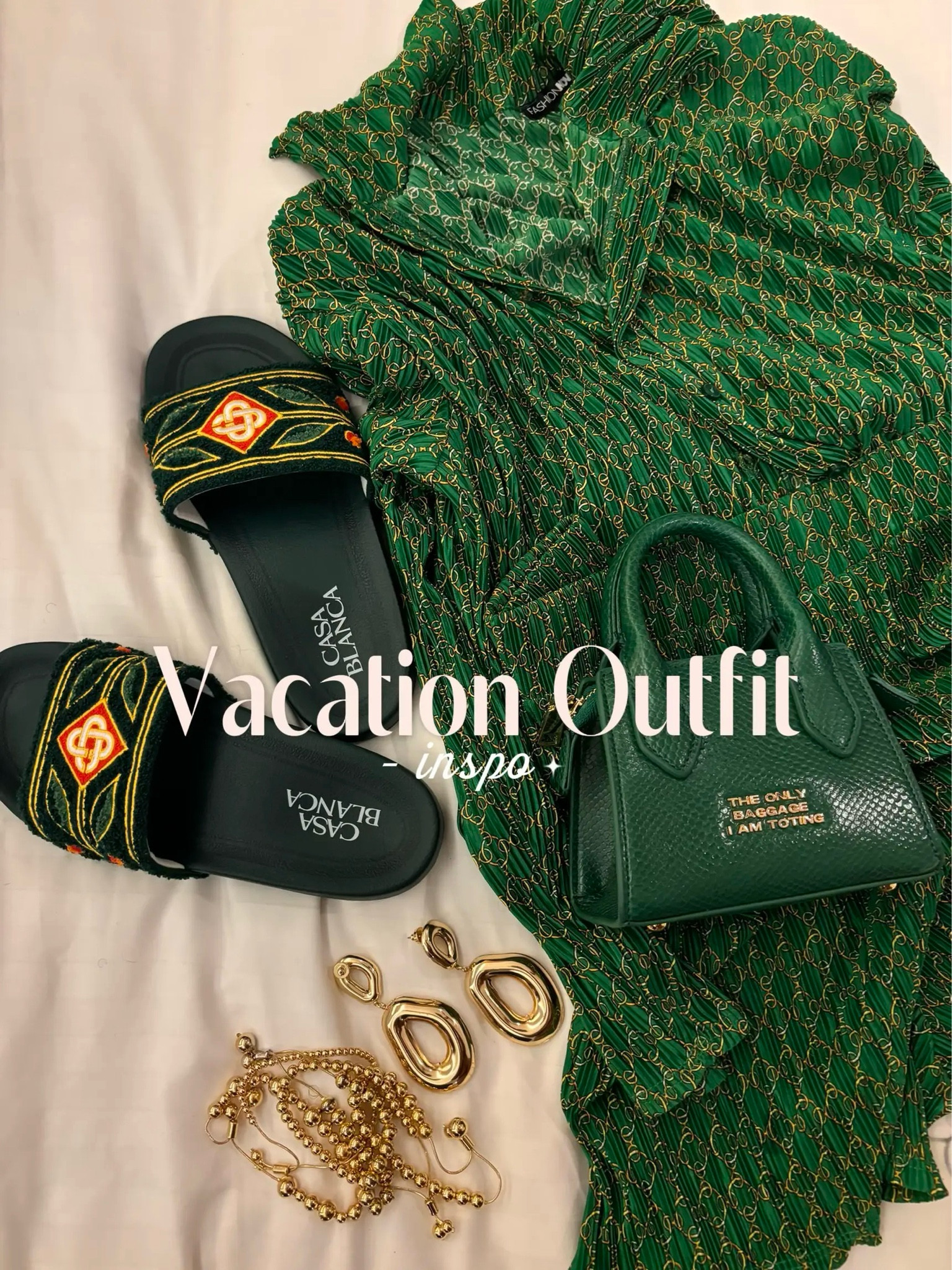 Vacation mode: ON! 🌴✨ My Casa Blanca slides are the perfect finishing touch for my vacation outfits. Plus, they’re super cute! #VacationVibes 

Highly Recommend! 

#LTKShoeCrush #LTKStyleTip