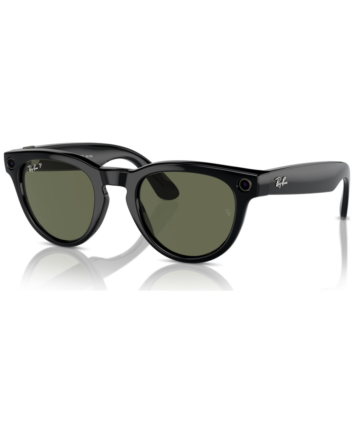 Ray-Ban Meta Headliner Unisex Polarized Ai Sunglasses, RW4009 - Black | Macy's