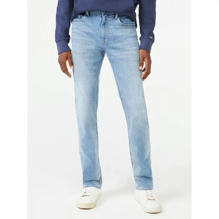 Free Assembly Men's Mid Rise Slim Jeans - Walmart.com | Walmart (US)