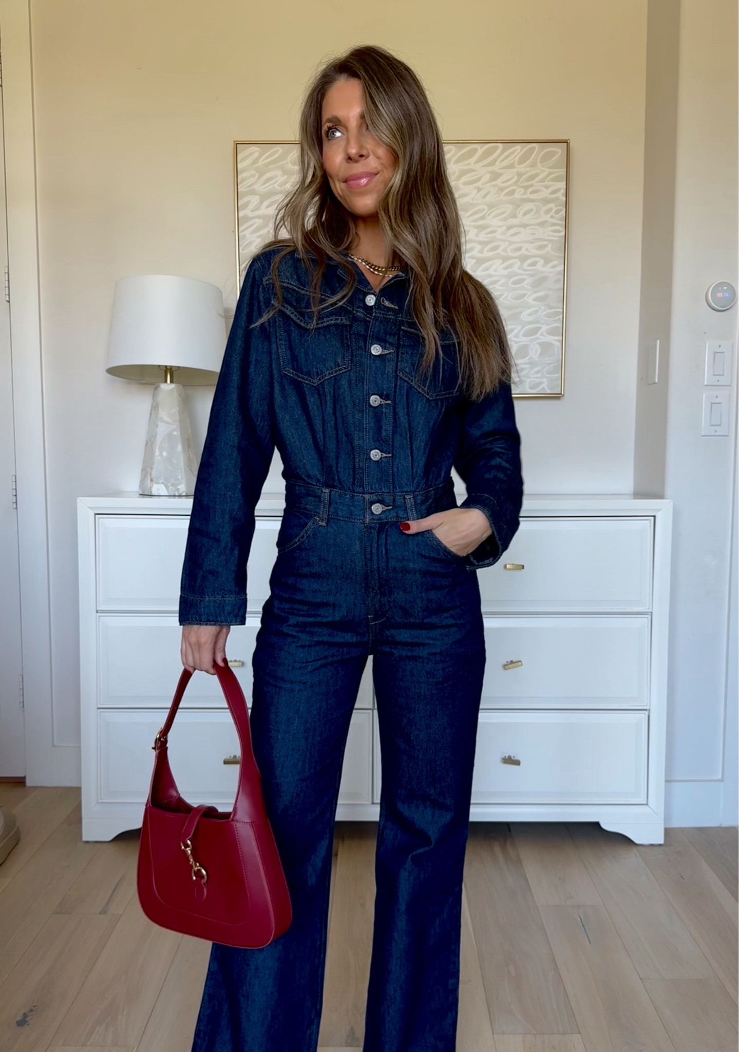 THAT JUMPSUIT THOUGH 😍😍 Comment “LEVIS LINKS” for a DM with my favorite jeans and this perfect denim jumpsuit that’s 30% off right now!!

If you’ve followed me for a while you know I basically live in my ribcage Levi’s and have multiple colors and styles of them. They are a pair of jeans that you’ll wear over and over again and will last you years (at least they have for me!). I wear them with everything from tanks and sandals to sweaters and boots and I absolutely LOVE this wide leg style for fall. SO flattering and I swear make my legs look way longer than they are. I wear a size 25. 

As for this jumpsuit it is the perfect dark denim color and the fit is 🤌🏼 the perfect look of denim on denim in one piece and hugs in all the right places. 

Sharing a closer look on stories and heads up the 30% off is through 9/29!! Which do you like best?! #LevisPartner #Levis @levis @shop.ltk #liketkit 

#LTKFindsUnder100 #LTKFallSale #LTKSaleAlert