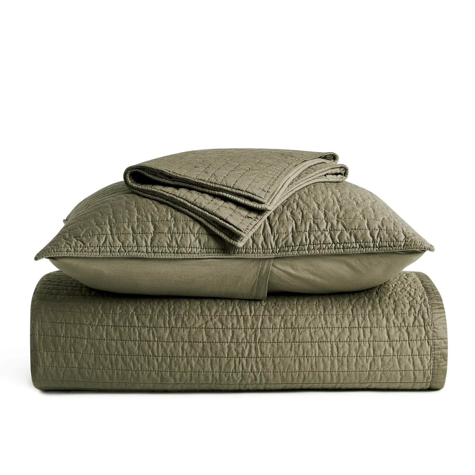 Cotton Sateen Channel Quilt set | Joss & Main