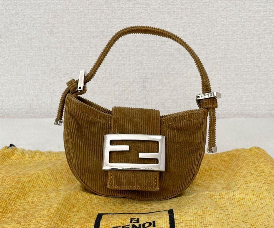 FENDI Mini Corduroy Croissant Vintage | eBay US