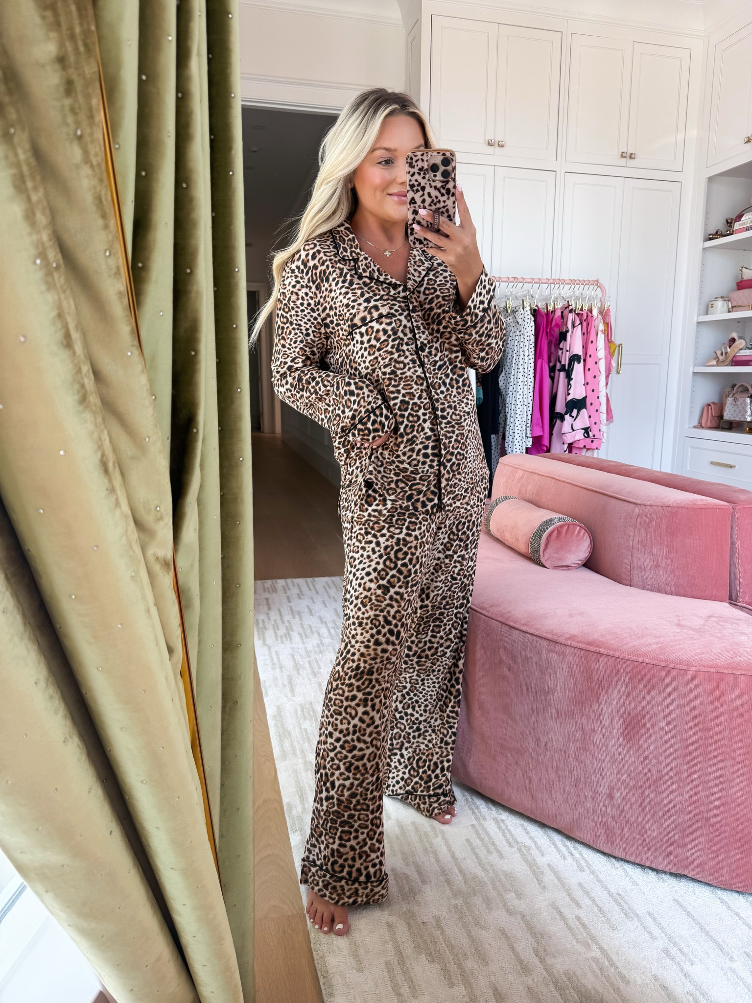 @victoriassecret new arrivals are SO good right now 💕🎀 The prettiest Tease Satin Lace-Trim Half-Cup Demi Bra and Lace-Trim Wireless Plunge Bra + the fall PJ situation?! Polka dots, tiger print, pink… basically all of my favorite things in pajama form. 🐅🩷

Victoria’s Secret always gets me when the seasons start changing - cute enough to make me excited for cozy nights, even if I’m not quite ready to let summer go yet. 😂
Shop my favorite VS new arrivals + fall PJs here ✨ #VSPartner

#LTKmomlife #LTKootd #LTKselfcare