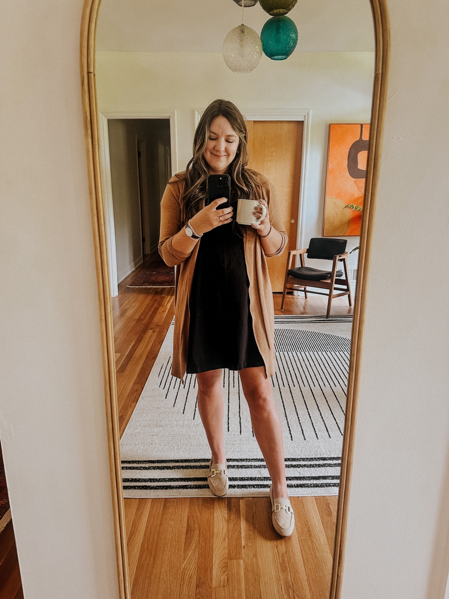 Fun church ootd fun for fall. 

Duster cardigan, Target cardigan, shirt dress, black dress, lbd, loafers, suede loafers, ootd, casual outfit, fall outfitts

#LTKSeasonal #LTKStyleTip #LTKShoeCrush