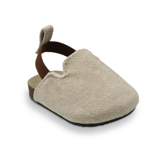 Carter's Child of Mine Infant Unisex Suede Slip-On Clogs, Color Tan, Sizes (0-3) - (3-6) Months | Walmart (US)