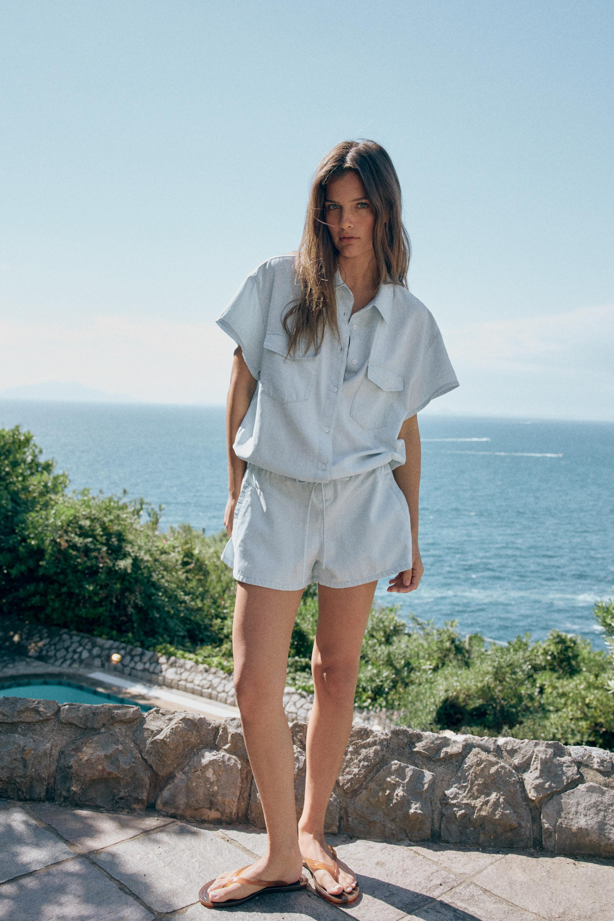 FLOWY SHORT JUMPSUIT WITH POCKETS | Zara US