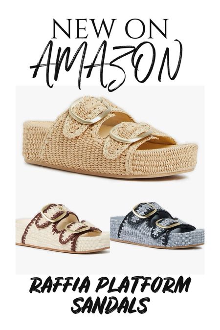 New on Amazon raffia platform sandals ✨

#LTKShoeCrush #LTKFindsUnder50 #LTKStyleTip