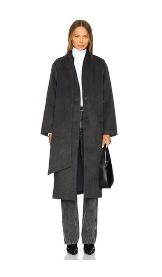 Londyn Coat in Charcoal | Revolve Clothing (Global)