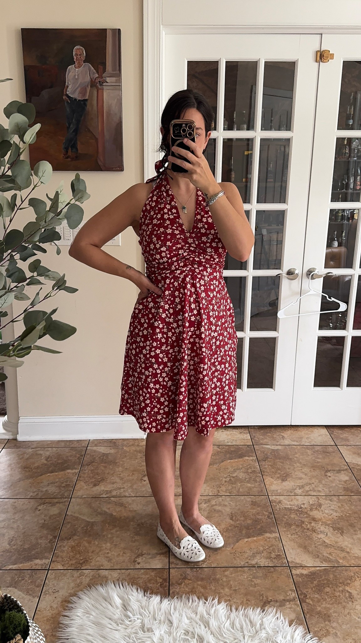 Halter red floral dresss

#LTKMidsize #LTKStyleTip #LTKSeasonal