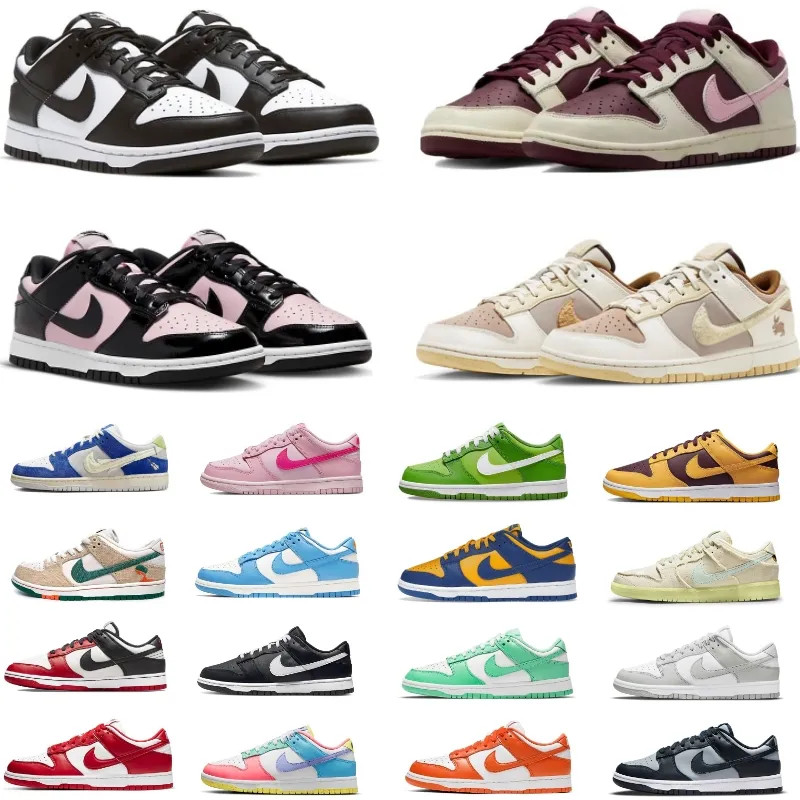 Nike Dunk Low women running shoe men black and white panda Run The Jewels Release Date Orange Lob... | DHGate