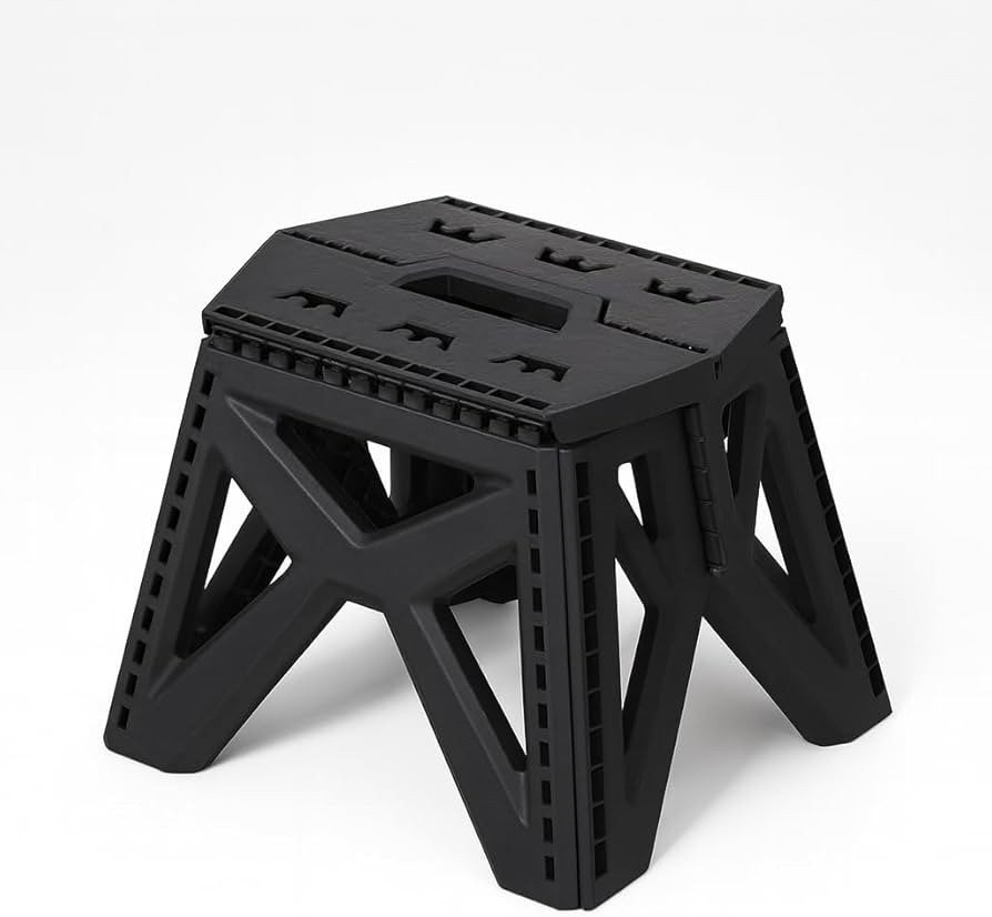 Folding Step Stool with Handle, Portable Stool, Lightweight Heavy-Duty Plastic, Stepstool for Ind... | Amazon (US)