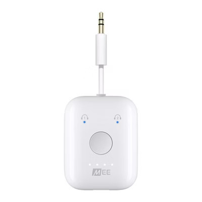 MEE audio Connect Air In-Flight Bluetooth Wireless Audio Transmitter for AirPods & Headphones (White) | Target
