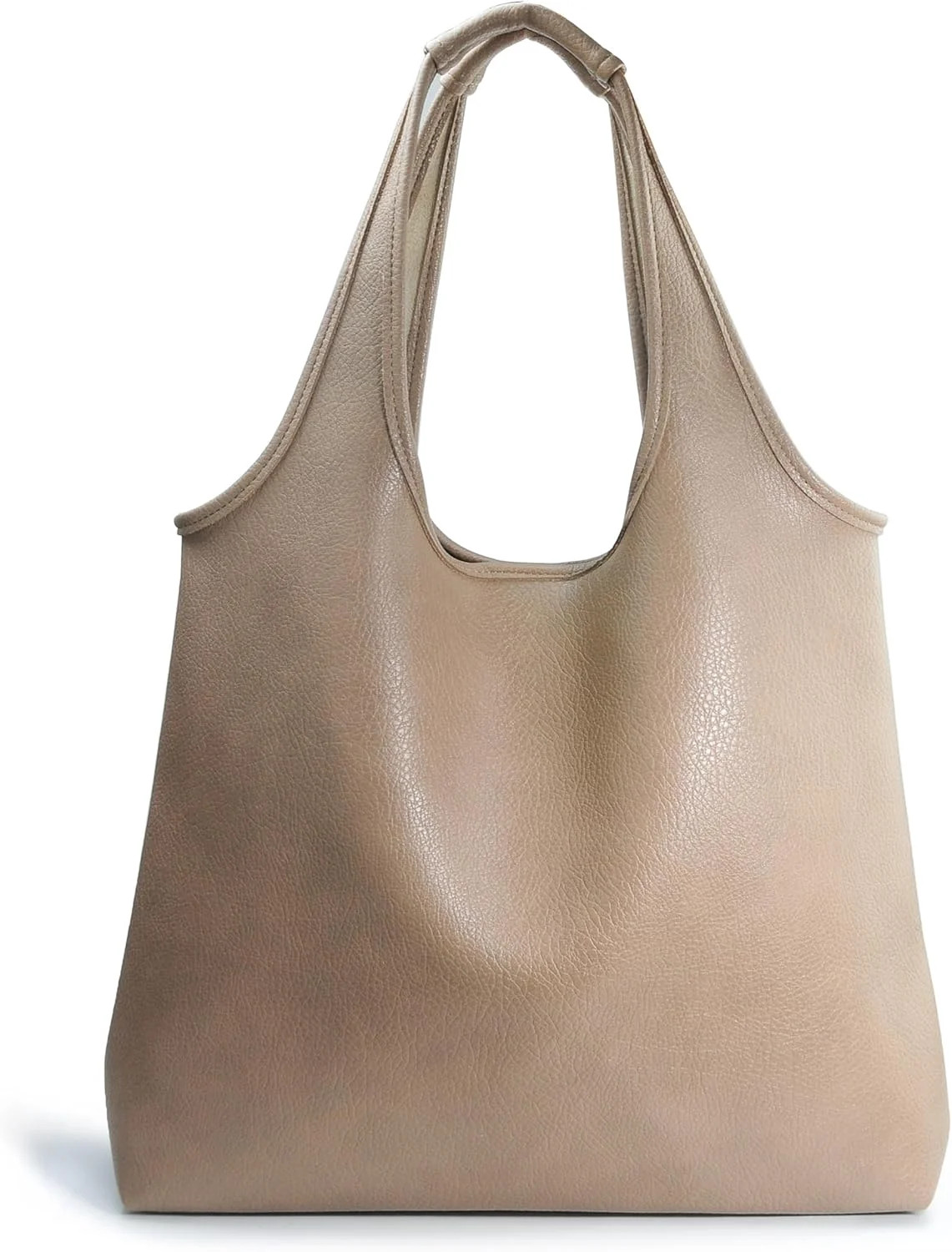 CoCoMangos Women's Hobo Bag Soft Vegan Leather Tote Oversized Slouchy Handbag for Shopping,Weeken... | Walmart (US)