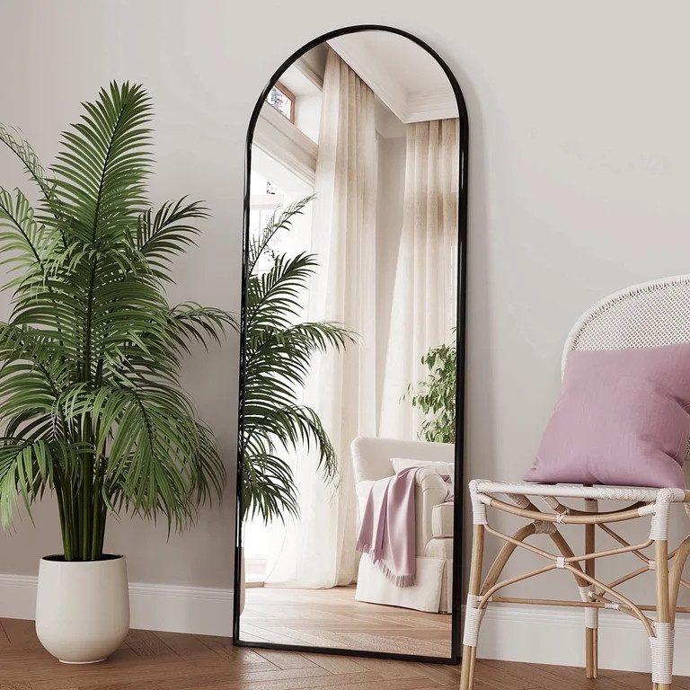 Visit the Antok Store(4.5)|1,427 Antok Arched Full Length Floor Mirror 64"x21.1" Full Body Mirror... | Walmart (US)