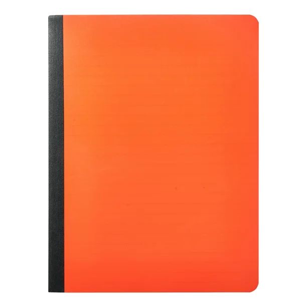 Pen + Gear Poly Composition Book, Wide Ruled, 80 Sheets, Orange | Walmart (US)