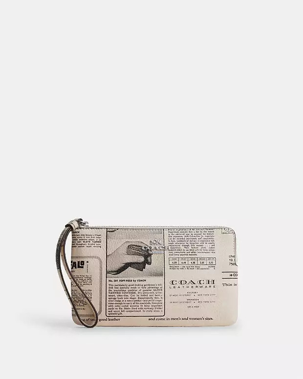 Large Corner Zip Wristlet | Coach Outlet US