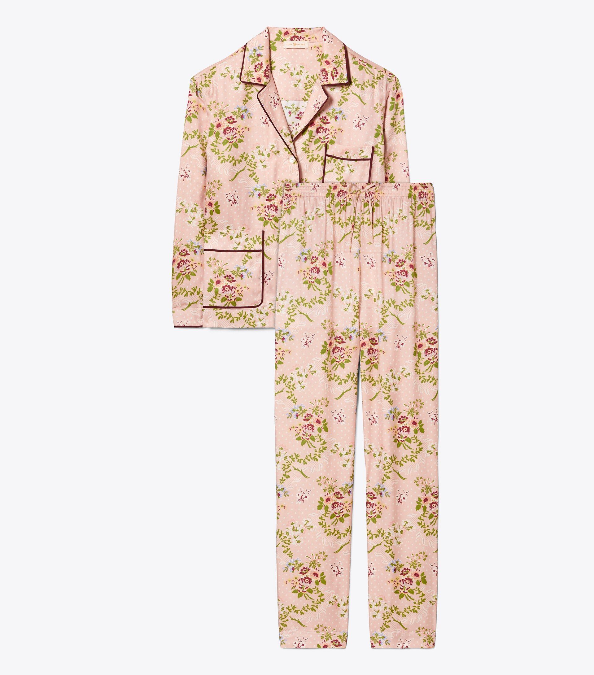 Silk Twill Pajama Set | Tory Burch (US)