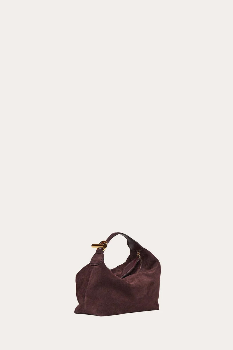 Pillow Pouch Micro Suede Amarone | LITTLE LIFFNER