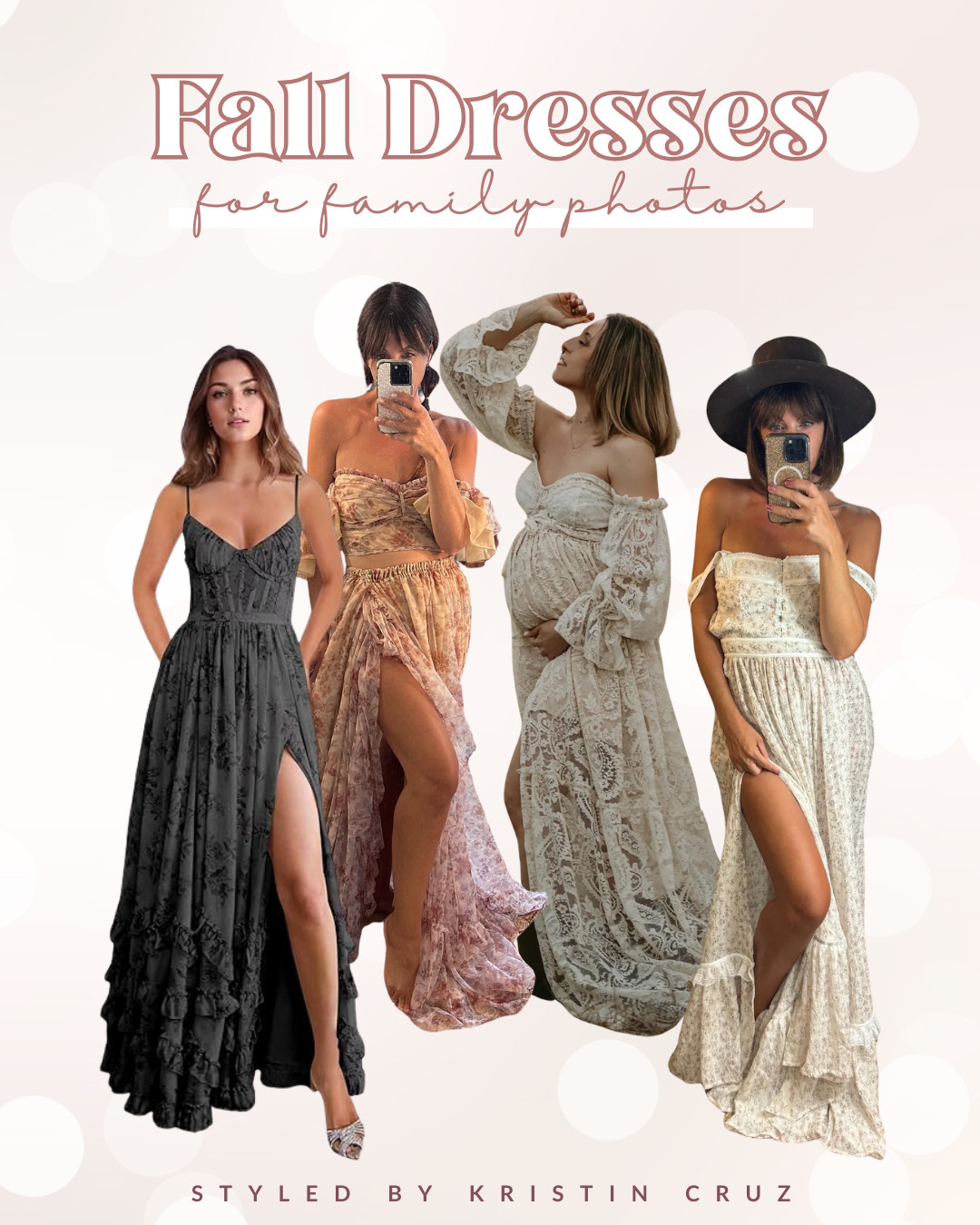 ✨ “There’s just something magical about a flowing maxi dress in those rich fall tones. The way the fabric moves adds instant life to your photos (and makes twirling shots extra dreamy). Plus, choosing colors from the same cozy fall palette keeps the whole family looking effortlessly pulled together without feeling too matchy-matchy.”
 

#LTKStyleTip #LTKSeasonal #LTKFamily