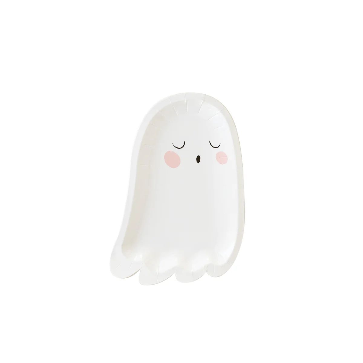 Trick or Treat Ghost Shaped Plate | My Mind's Eye