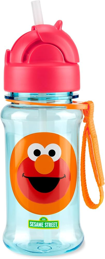 Skip Hop x Sesame Street Toddler Sippy Cup with Straw, Straw Bottle, 12 oz, Elmo | Amazon (CA)