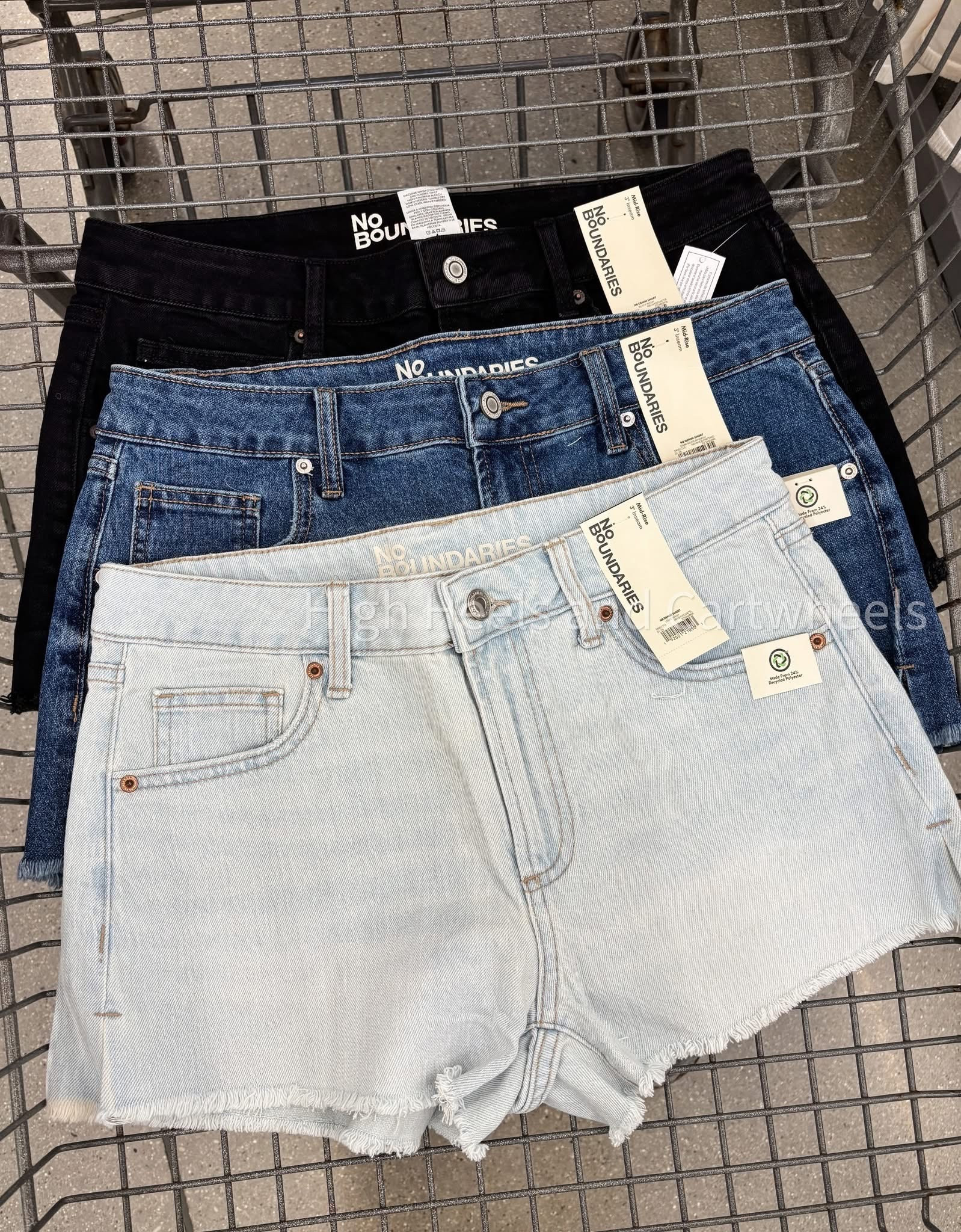 New Jean shorts from Walmart. 4 washes available. Fit is true 