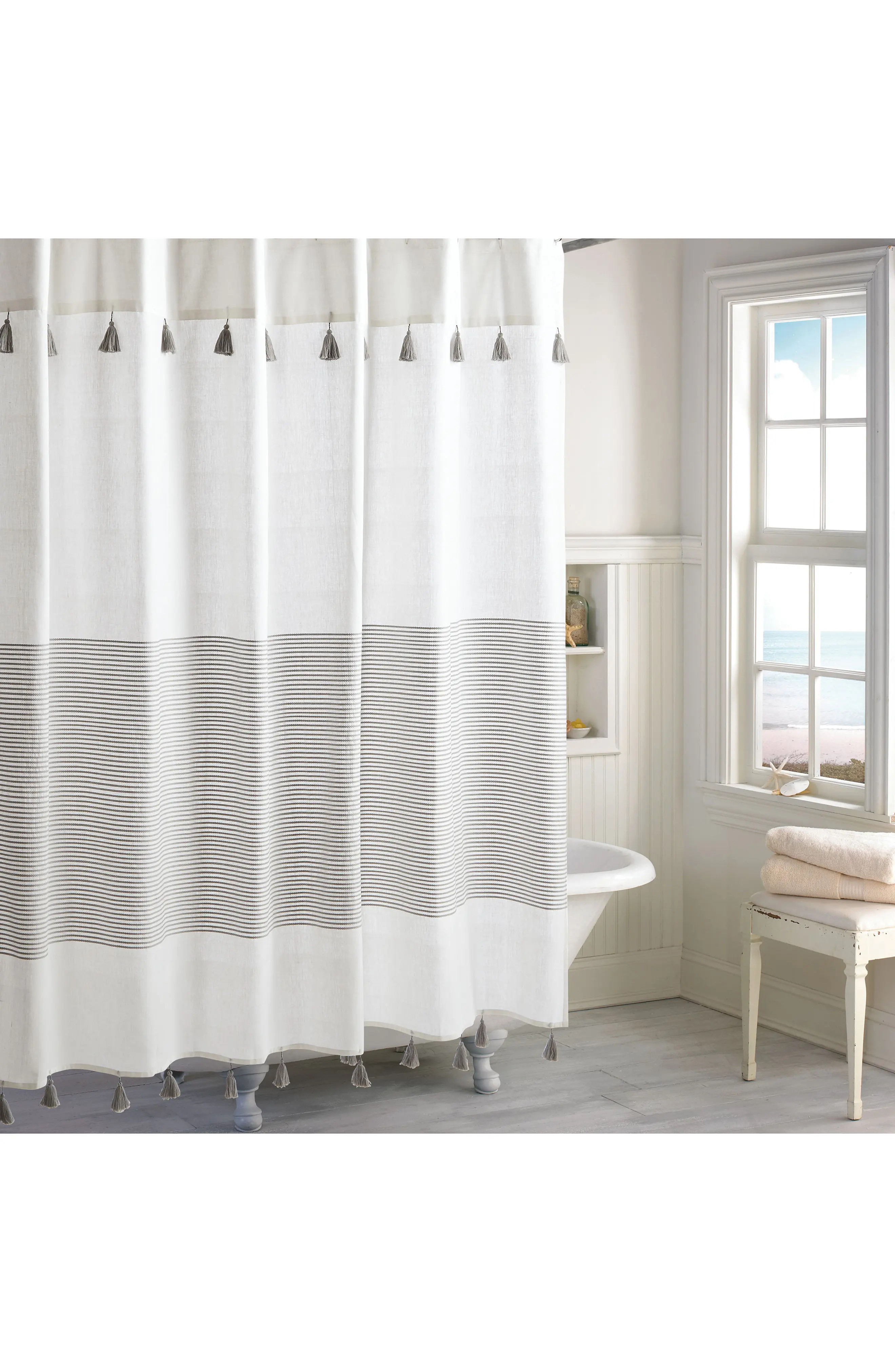 Peri Home Panama Stripe Shower Curtain | Nordstrom | Nordstrom