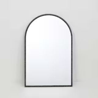Medium Arched Dark Bronze Antiqued Classic Accent Mirror (35 in. H x 24 in. W) | The Home Depot