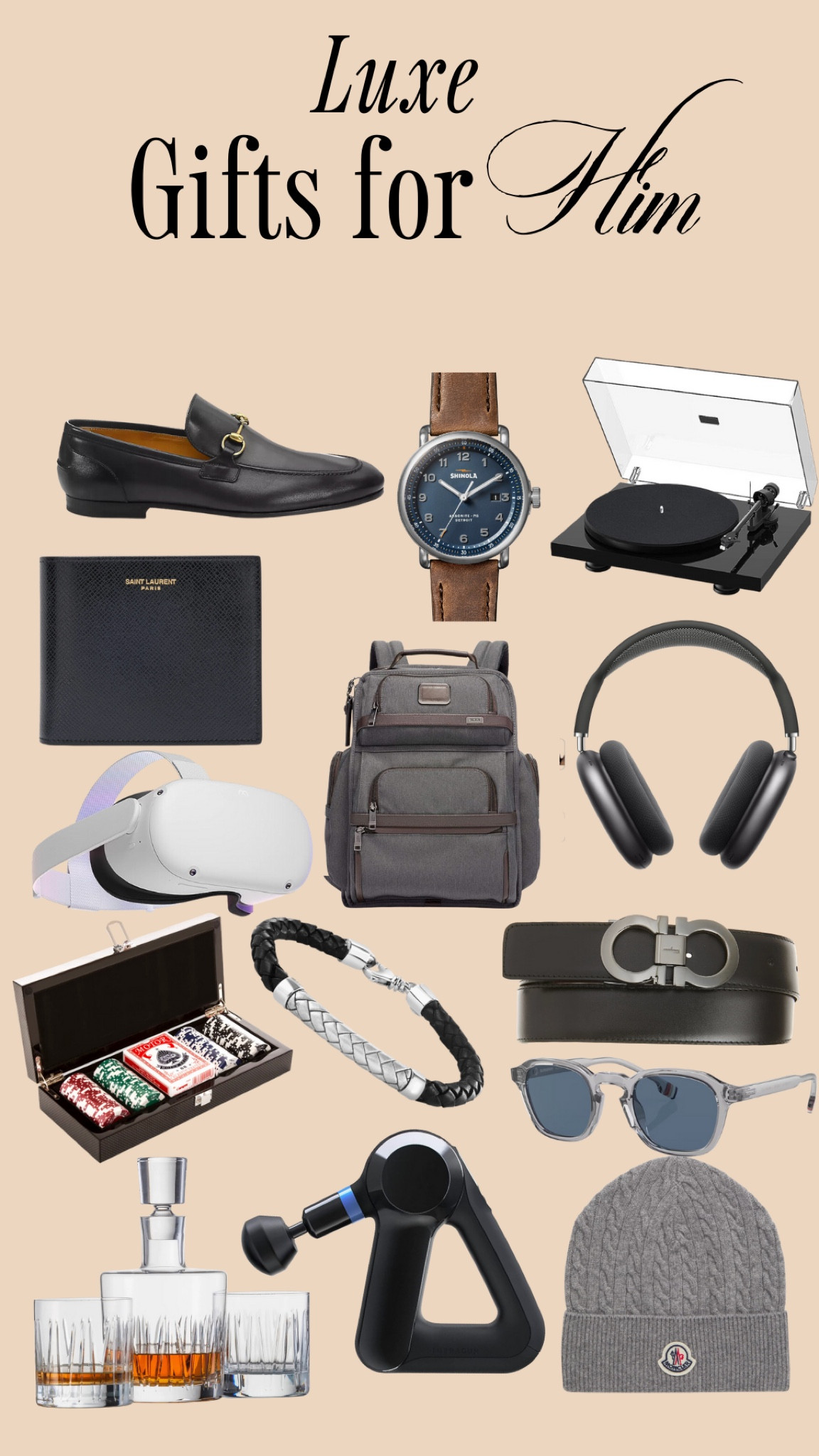 Luxe Holiday Gifts for Him: Gift Guide

#LTKHolidaySale #LTKGiftGuide #LTKmens