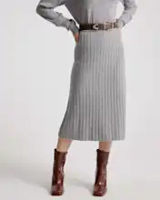 Mongolian Cashmere Midi Skirt | Quince