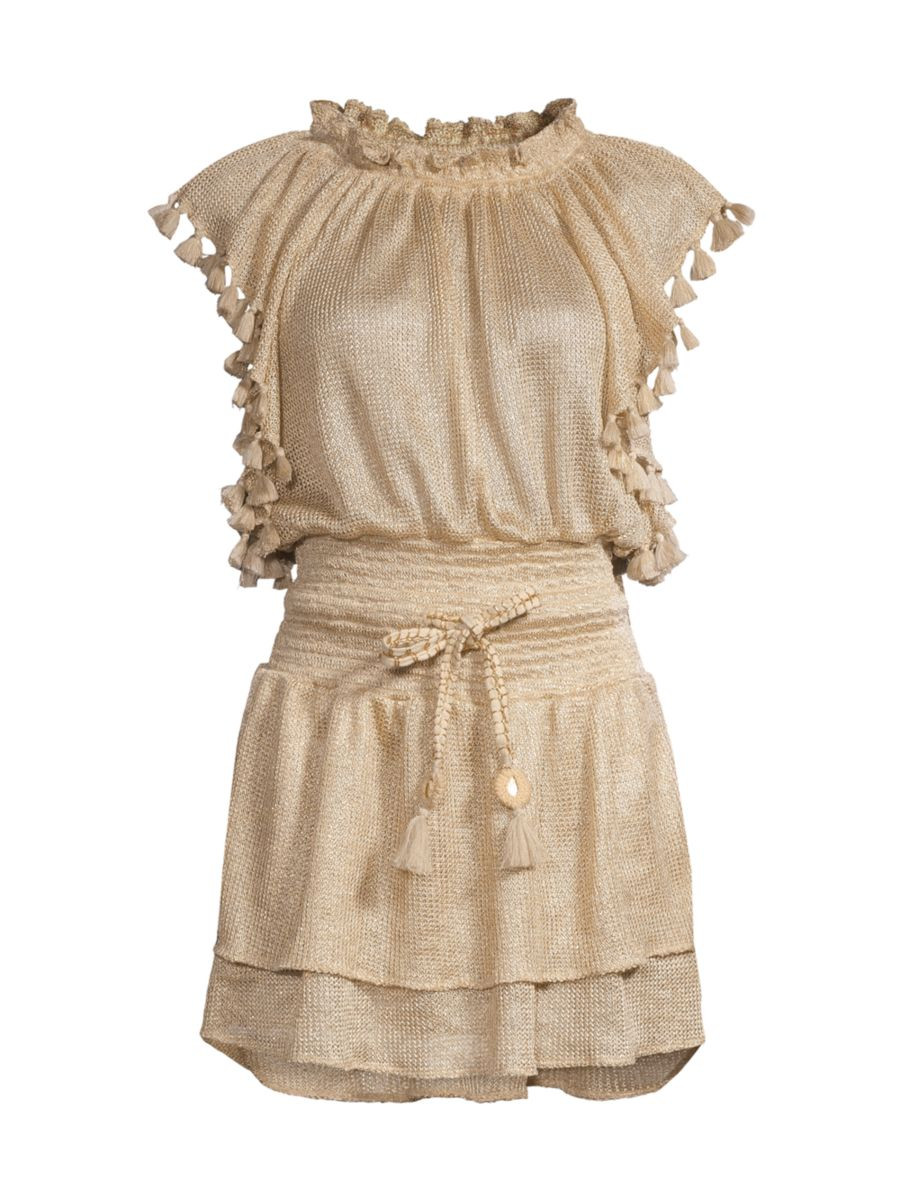 Marshall Metallic-Knit Minidress | Saks Fifth Avenue