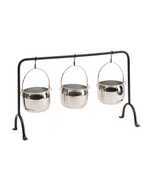 Set Of 3 Jack O Lantern Cauldron Serve Decor | Halloween | Marshalls | Marshalls