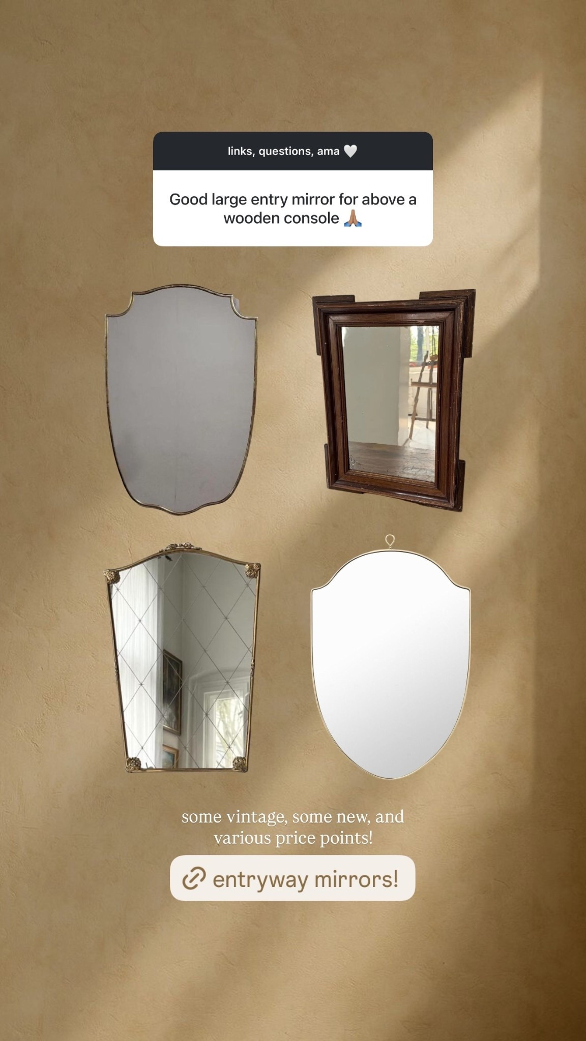 some vintage, some new, and various price points!