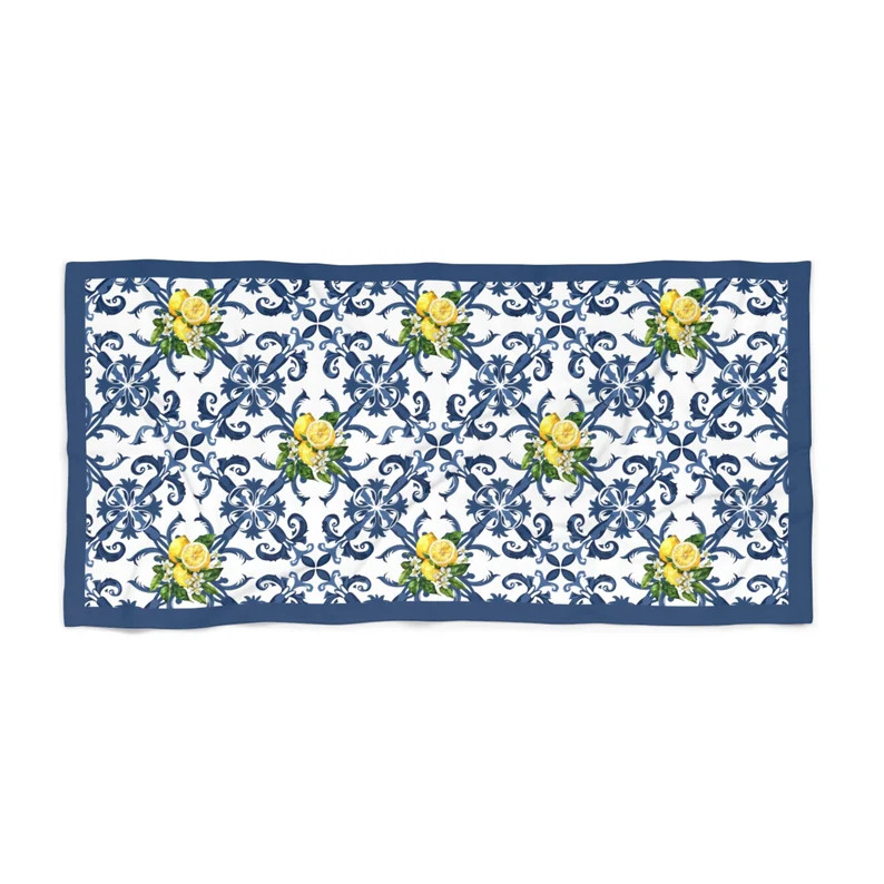 Personalized Beach Towel Italian Themed Bachelorette Party, Italian Vacation Custom Travel, Honey... | Etsy (US)