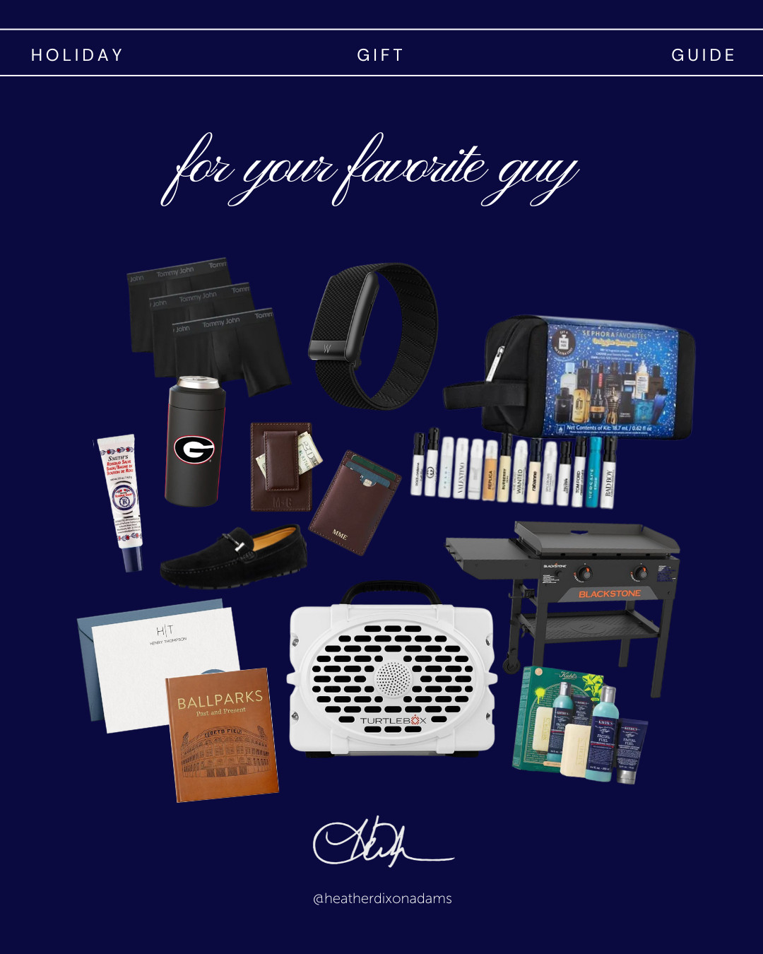 Shopping for the guys just got easier. A roundup of gifts he’ll actually use and love — all linked here. 

 