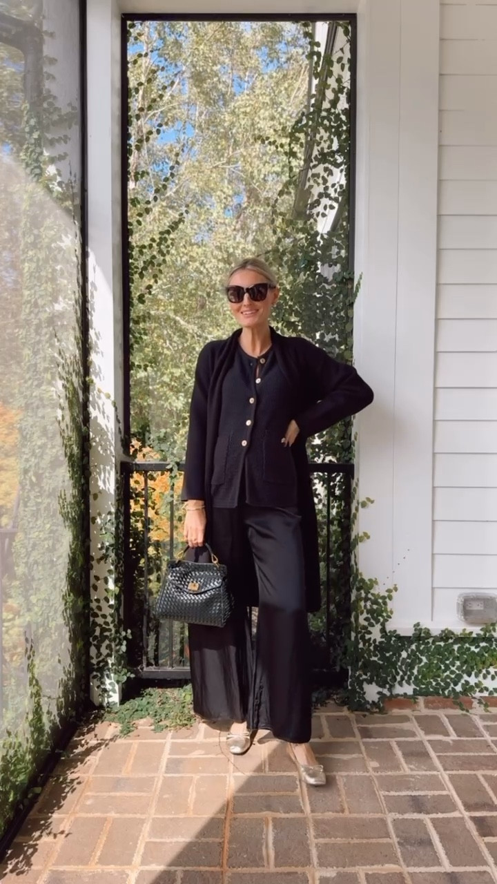 Chic and polished, this black jacket with gold buttons paired with a long black cardigan creates a layered, sophisticated look—perfect for elevating everyday outfits with effortless style. Wearing S.

#BlackJacket #GoldButtonJacket #LongCardigan #WardrobeStaples #EverydayChic #EffortlessStyle #ClassicStyle #LTKStyle #FallOutfitInspo #LayeredStyle

#LTKSaleAlert #LTKSeasonal #LTKFindsUnder50